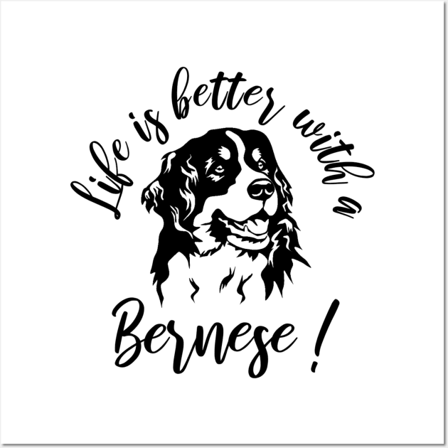 Bernese mountain dog Wall Art by Bernesemountaindogstuff